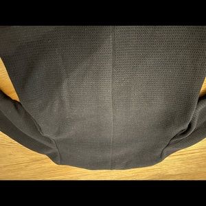 A black textured blazer